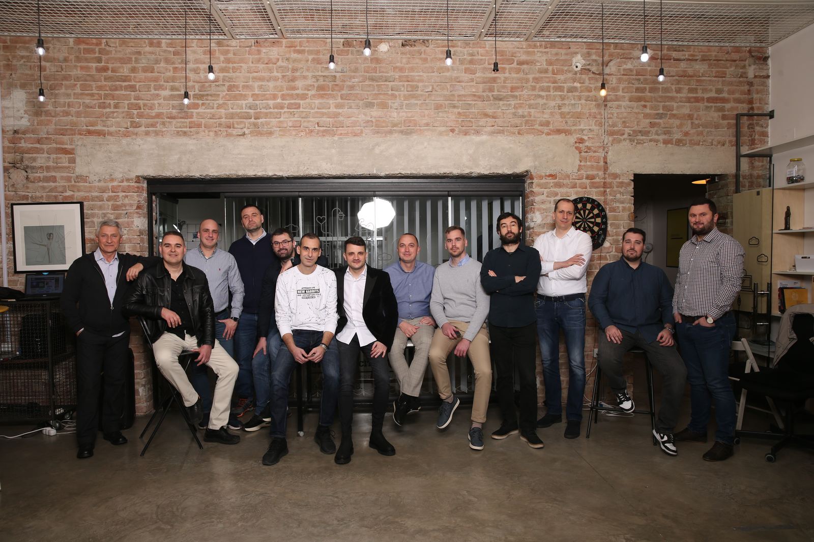 The MVP Soft team together at our office